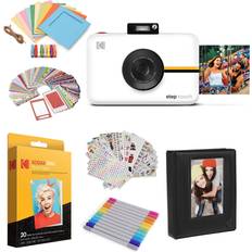 Kodak Instant Cameras Kodak Step Touch 13MP Digital Camera & Instant Printer with 3.5” LCD Touchscreen Display 1080p HD Video (White) Gift Bundle