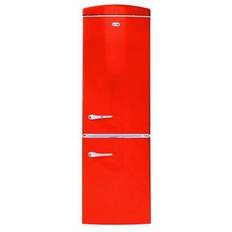 Black retro fridge Fridge Freezers Equator Advanced Appliances RF R Bottom Red, Black