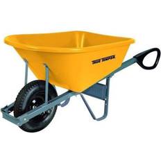 Shovels & Gardening Tools 6 Cu Ft. Poly Tray Wheelbarrow Total
