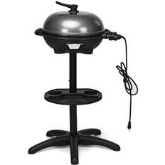 Electric Grills Costway 1350 W Outdoor Electric BBQ Grill with Removable Stand