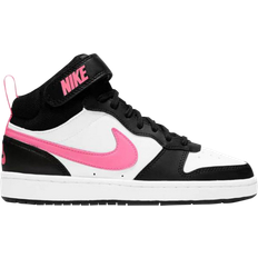 Sneakers Children's Shoes Nike Court Borough Mid 2 GS - Black/White/Sunset Pulse