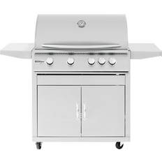 Electric Grills Summerset Sizzler 32" 4-Burner Natural Gas Grill With Rear Infrared