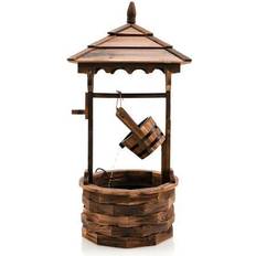 Costway Garden Decorations Costway Wishing Well Fountain With Electric