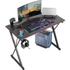 Gaming Desks Desino Computer Gaming Desk- Black/Red