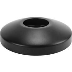 Boden- & Wandhauben 32mm Black Finished Steel Hole Collar Rose Sink Basin Drain Waste Trap Cover