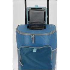 Bag med hjul Byggtilbehør 28 Litre Cooler Box Insulated Cool Bag Freezer Bag Picnic Trolley On Wheels Blue