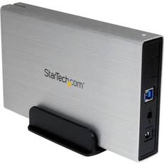 External Enclosures StarTech StarTech.com 3.5in Silver USB 3.0 External SATA HDD Enclosure with UAS