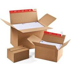 Kartons & Wellpappkartons Postæske ColomPac, justerbar højde, 445 x 315 x 180-300 mm