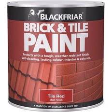 Blackfriar BF0160001F1 & Tile Paint Rot, Schwarz 0.25L