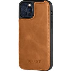 iPhone 13 Pro Max Leather Bumper Case (MagSafe Compatible) Tan