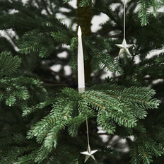 Silbrig Weihnachtsbaumbeleuchtung Nordic Winter Star with Holder Silver Weihnachtsbaumbeleuchtung 20 Lampen 20Stk.