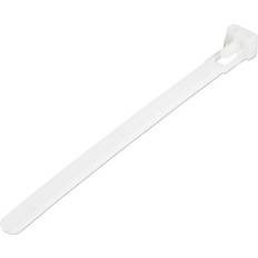 StarTech 5' Reusable Resealable Adjustable Network Cable Ties 100pk White