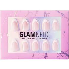 Glamnetic Press On Nails - Ma Damn French Tip Nails, UV Finish