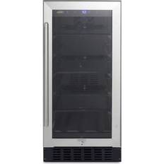 Silver Freestanding Refrigerators Summit Appliance 15 Mini Silver