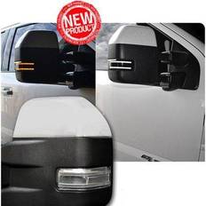 Rearview & Side Mirrors Recon LED Side Mirror Lenses - 264245AMBK