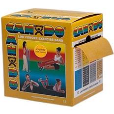 Cando Low Powder Exercise Band, Gold, 25 Yard Roll, 1 Roll/Box