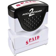 Shipping, Packing & Mailing Supplies Accustamp2 Pre-Inked Shutter Stamp PAID 1.63x0.5