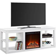 Ameriwood Home Electric Fireplaces Ameriwood Home Altra Parsons Electric Fireplace TV Stand, White
