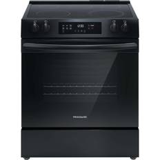 Gas and electric cooktop Frigidaire FCFE3062A Electric Range with EvenTemp Cooktop Elements Black