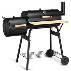 Charcoal Grills Costway BBQ Grill Charcoal Barbecue Pit Patio Backyard