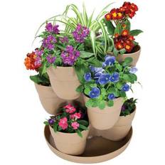 EMSCO Bloomers Stackable Flower Tower Planter
