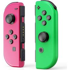PQoiioQP Nintendo Switch Joy Cons Controller - Pink/Green