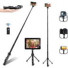 Samsung note 10 plus Camera Tripods Selfie Stick Professional 45-Inch Selfie Stick Tripod Extendable Selfie Stick with Wireless Remote and Tripod Stand for iPhone 6 7 8 X Plus/Samsung Galaxy Note 9/S9 Plus and More