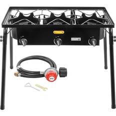 Concord Triple Propane Burner Outdoor Stand Camp Stove Cooker Fryer with Regulator