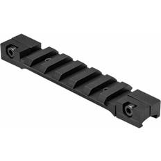 Tripod Mounts & Clamps Nc Star MAD3/8PS Dovetail to Picatinny Rail Adapter/Short, 3/8" Black