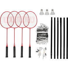 Wilson Badminton Sets & Nets Wilson Badminton-set, tour, unisex, 4 klubbor, 3 fjäderbollar, nät, 2