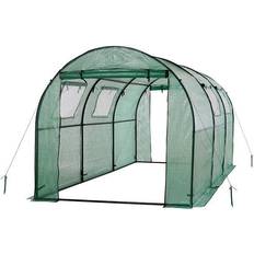 Ogrow Freestanding Greenhouses Ogrow Machrus Deluxe 2 Door Walk-In Tunnel Greenhouse with OG17778-PEG