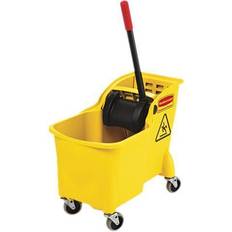 Rubbermaid Cleaning Equipment & Cleaning Agents Rubbermaid FG738000YEL 31 qt Mop Bucket Combo