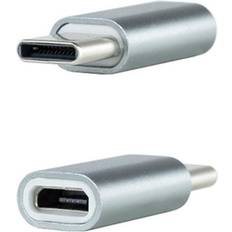 Nanocable USB-C TO MICRO USB ADAPTER GREY