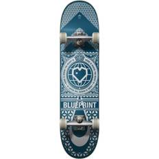 Skateboards Blueprint Home Heart Komplet Skateboard V2 Black 8"