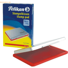 Stempel, Stempelkissen & Briefmarken Pelikan 2 Handstämpeldyna röd 70 x 110 mm
