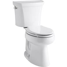 Kohler Toilets Kohler Highline 2-piece 1.1 or 1.6 GPF Dual Flush Elongated Toilet in. White (Seat Not Included