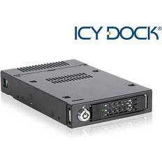 Harddiskkabinetter Icy Dock MB601M2K-1B M.2 PCIe NVMe SSD U.2 SFF-8639 Mobile Rack