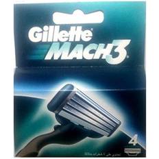 Gillette mach 3 blades Shaving Accessories Gillette Mach 3 Razor Refill Cartridges 4 Count