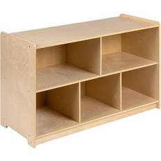 Flash Furniture Storage Flash Furniture Hercules Wooden 5 Section School Classroom Storage Cabinet