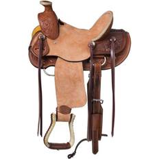 Tough-1 Winslow Youth Wade Saddle 12inch - Light Oil