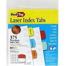 Shipping, Packing & Mailing Supplies Redi-Tag Laser Tabs, Assorted Colors, 1.13" Wide, 375/Pack (39020) Assorted