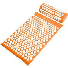 Massage Mats & Massage Seats ProsourceFit Acupressure Mat and Pillow Set for Back/Neck Pain Relief and Muscle Relaxation, Orange