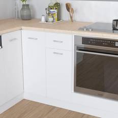 Arbeitsplatten vidaXL køkkenbordplade 30x60x2,8 spånplade marmoreffekt beige
