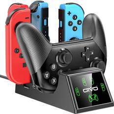 OIVO Gaming Accessories OIVO Switch Controller Charger Dock Station for Nintendo Switch & OLED Model Joy-Con & Pro Controller, Upgraded Controller Charge Station for