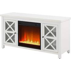 Tv stands with fireplace Meyer & Cross TV0688 White TV Bench 47x24"