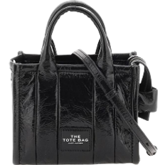 Marc Jacobs Black Micro The Shiny Crinkle Tote Bag