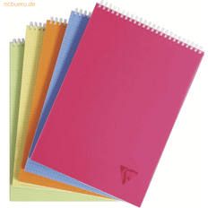 Clairefontaine Notesblok linicolor fresh, A5, linjeret