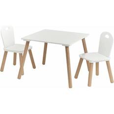 Möbel-Sets Zeller Kinder Sitzgarnitur 3-tlg 1 Tisch und 2 Stühle
