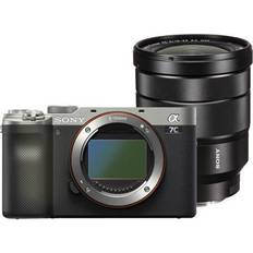Digital Cameras Sony Alpha a7C Mirrorless Digital Camera (Silver) with Sony Vario-Tessar T* FE 16-35mm f/4 ZA OSS Lens