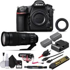 Nikon Full Frame (35 mm) DSLR Cameras Nikon D850 Digital SLR Camera W/ AF-S FX NIKKOR 200-500mm f/5.6E ED Lens, 64GB Memory Card, Soft Bag, Rode Mic, Extra Battery, Plus 2 Year